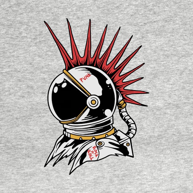 Punk Rock Astronaut // Retro Spaceman Rock 'n Roll by Now Boarding